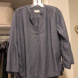 Ann Taylor LOFT Blouse w/Bell Sleeves